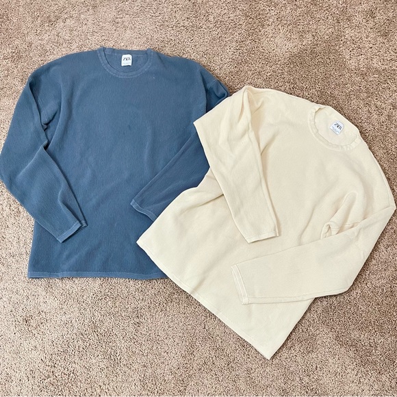 Zara Other - Bundle of 2 Zara mens long sleeve sweaters